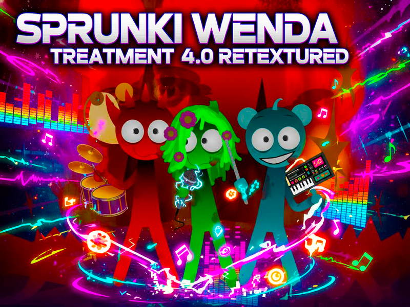 Sprunki Wenda Treatment 4 Retextured 🕹️ Main online di SGameS