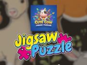 Permainan Teka-teki jigsaw sapi lucu secara online