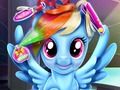 Permainan Rainbow pony benar potongan rambut  secara online