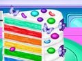 Permainan Vincy Memasak Kue Ulang Tahun Pelangi secara online