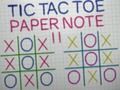 Permainan Tic Tac Toe Catatan Kertas II secara online