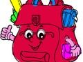 Permainan Kembali ke Sekolah: Buku Mewarnai Tas Sekolah secara online
