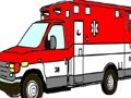 Permainan Halaman Mewarnai Truk Ambulans secara online