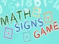 Permainan Game Tanda Matematika  secara online