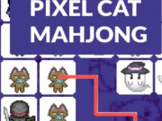 Permainan Mahjong kucing piksel  secara online