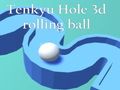 Permainan Tenkyu Hole 3d bola bergulir  secara online