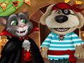 Permainan Talking Tom Dan Angela Pesta Halloween  secara online