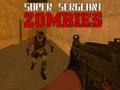 Permainan Super Sersan Zombie secara online