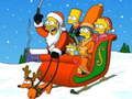 Permainan Puzzle Jigsaw Natal Simpsons secara online Permainan Puzzle Jigsaw Natal Simpsons secara online