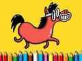 Permainan Kembali ke Sekolah: Buku Mewarnai Pony secara online
