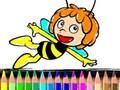 Permainan Kembali Ke Sekolah Buku Mewarnai Maja the Bee  secara online