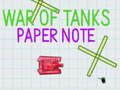 Permainan Catatan Kertas Perang Tank  secara online