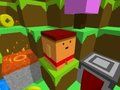 Permainan Blocky Rush menuruni bukit secara online