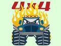 Permainan Halaman mewarnai truk monster secara online