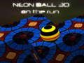 Permainan Bola Neon 3d dalam pelarian  secara online