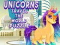 Permainan Unicorns Bepergian ke Seluruh Dunia Puzzle secara online