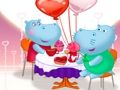 Permainan Kafe Hippo Valentine  secara online