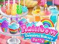 Permainan Pesta Rainbow Desserts Bakery secara online
