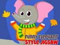 Permainan Jigsaw Gaya Gajah Lucu  secara online