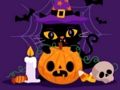 Permainan Jigsaw Kucing Halloween Pemarah  secara online