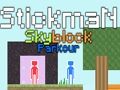 Permainan Stickman Skyblock Parkour secara online