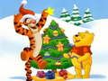 Permainan Puzzle Jigsaw Natal Winnie the Pooh  secara online