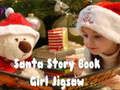 Permainan Jigsaw Gadis Buku Cerita Santa  secara online