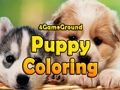 Permainan 4GameGround Mewarnai Anak Anjing  secara online