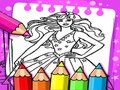 Permainan Buku Mewarnai Barbie  secara online