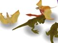Permainan Dinosaurus Gabung dan Bertarung  secara online