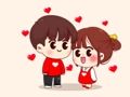 Permainan Bantu teka-teki The Couple Slide  secara online