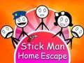 Permainan Pelarian Stickman dari Rumah secara online