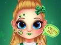 Permainan St Lily Kecil. Pemotretan Hari Patrick  secara online