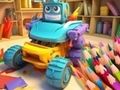 Permainan Buku Mewarnai: Mengubah Robot Mobil  secara online