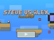 Permainan Steve vs Alex Rocketman secara online