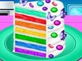 Permainan Membuat Kue Confetti Pelangi  secara online