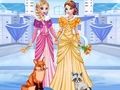 Permainan Mendandani Es Elsa & Anna  secara online
