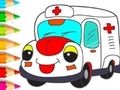 Permainan Buku Mewarnai: Ambulans  secara online