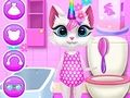 Permainan Perawatan Harian Kitty Unicorn  secara online