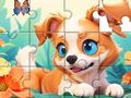 Permainan Puzzle Jigsaw: Anjing dan Taman  secara online