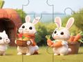 Permainan Puzzle Jigsaw: Kelinci Dengan Wortel  secara online