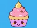 Permainan Buku Mewarnai: Cupcake  secara online