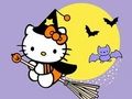 Permainan Buku Mewarnai: Kitty Halloween  secara online