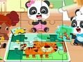 Permainan Teka-teki Jigsaw: Bayi Panda Mainkan Jigsaw  secara online