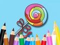 Permainan Buku Mewarnai: Lolipop  secara online