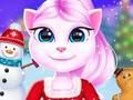 Permainan Permainan Dekorasi Natal Gadis Kucing secara online