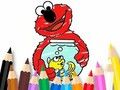 Permainan Buku Mewarnai: Teman Baru Elmo  secara online