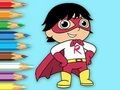 Permainan Buku Mewarnai: Super-Ryan  secara online