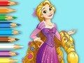 Permainan Buku Mewarnai: Putri Rapunzel  secara online