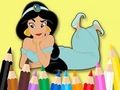 Permainan Buku Mewarnai: Putri Jasmine  secara online